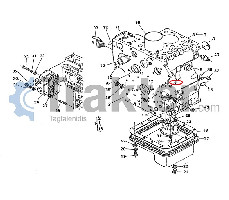 ÖLFLANSCH MOTORGEHÄUSE HOCHZEIT ORIGINAL KUBOTA 15221-33631