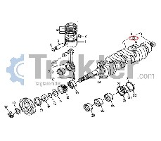 ÖLFLANSCH KURBELWELLE HOCHZEIT ORIGINAL KUBOTA 15221-33631