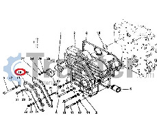 ΑΓΩΓΟΥ ΝΕΡΟΥ ΚΑΘΡΕΦΤΗΣ ORIGINAL KUBOTA 15221-73910 15221-73914