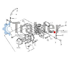 WASSERFLANSCH WELLENDICHTRING O-RING ORIGINAL ISEKI 6213-614-002-00