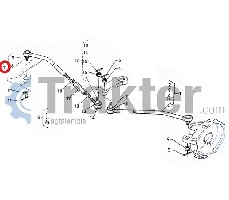 TIRANTE DI COLLEGAMENTO DESTRO ORIGINAL KUBOTA 31353-44653