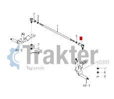 SPURSTANGENKOPF LINKS ORIGINAL ISEKI 1705-436-300-00