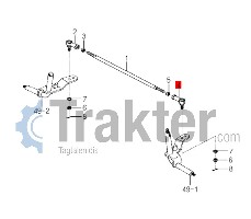 SPURSTANGENKOPF LINKS ORIGINAL ISEKI 1705-436-300-00