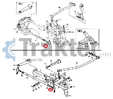 SPURSTANGENKOPF LINKS ORIGINAL KUBOTA 67121-56520 6A100-56520 67950-56520
