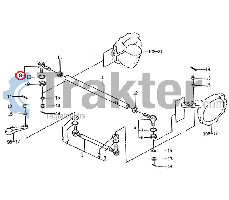 ROD TIE END RIGHT ORIGINAL ISEKI 1550-403-220-00