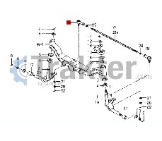 GIUNTO A SFERA DESTRA ORIGINAL ISEKI 1593-403-005-00