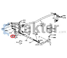 TESTA DEL TIRANTE DESTRA ORIGINAL KUBOTA 37410-56520