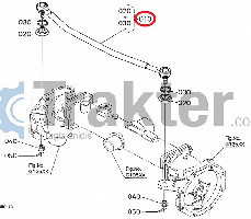 TERMINAL DE BARRA KUBOTA ORIGINAL 6c120-56420 6c120-56422