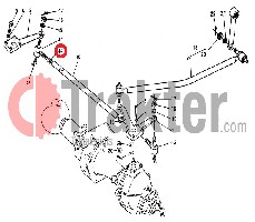 NUT LEFT ORIGINAL KUBOTA