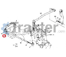 ROD TIE END NUT RIGHT ORIGINAL KUBOTA 37720-28990 67121-56540