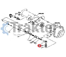 TESTA DEL TIRANTE VOLANTE ORIGINAL KUBOTA 34550-13710