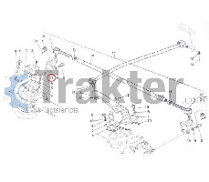 ROD TIE END RIGHT ORIGINAL KUBOTA 37650-43950