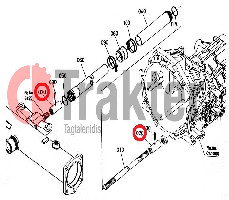 ACHSE 4X4 MUFFE ORIGINAL KUBOTA t0070-14710 31353-44520 h3130-44520