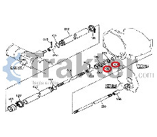 ΑΞΟΝΑ 4X4 ΠΙΣΩ ΜΠΑΓΑ ORIGINAL KUBOTA t1420-14680 53582-53520