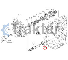 GAMMA ALBERO INGRANAGGIO ORIGINAL KUBOTA 64441-22170 08101-06305 34070-22260