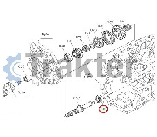 GAMMA ALBERO INGRANAGGIO ORIGINAL KUBOTA 64441-22170 08101-06305 34070-22260