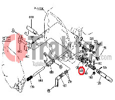 PLACA DE SELECCIÓN DE EJES KUBOTA ORIGINAL t0070-15060