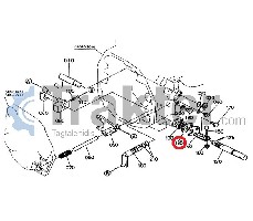 ALBERO DI SELEZIONE PIASTRA ORIGINAL KUBOTA t0070-15060