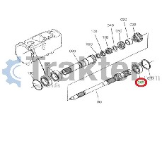 KUGELLAGER ANTRIEBSWELLE 64441-22170 34070-22260 08101-06305 OEM