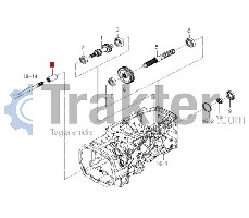 ALBERO PTO GIUNTO SCANALATURA ORIGINAL ISEKI 1560-220-004-10