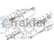 ABSTANDSHALTER PTO-WELLE ORIGINAL KUBOTA 35340-25350