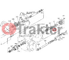 ABSTANDSHALTER PTO-WELLE ORIGINAL KUBOTA 35340-25350