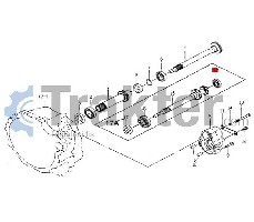 ALBERO CAMBIO SUPERIORE CUSCINETTO ORIGINAL ISEKI 3667-105-001-00