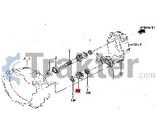 ZAHNRAD GETRIEBE GETRIEBEWELLE 25 ORIGINAL ISEKI 1620-126-002-00