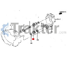 ΑΞΟΝΑ ΣΑΣΜΑΝ ΓΡΑΝΑΖΙ 25Δ ORIGINAL ISEKI 1620-126-002-00