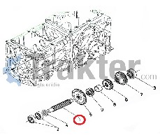 ALBERO SECONDO CAMBIO ORIGINAL KUBOTA h6650-14210 66591-14210 h6650-84210