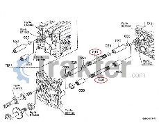 ALBERO 4X4 - MUOVERSI ORIGINAL KUBOTA 6A900-13610