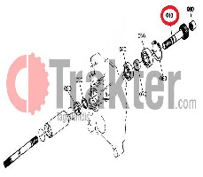 ANTRIEBSWELLE KUBOTA ORIGINAL 6a830-14110 6a830-14112