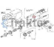 EJE PTO 2 KUBOTA ORIGINAL 37560-88820 37560-88822