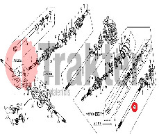 ACHSE 4X4 ORIGINAL KUBOTA 66591-57110 66591-57112