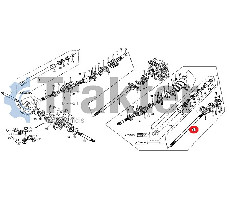 ACHSE 4X4 ORIGINAL KUBOTA 66591-57110 66591-57112