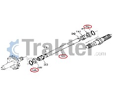 ALBERO 4X4 ORIGINAL KUBOTA 67955-13710 67955-13712