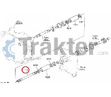 ALBERO DIFFERENZIALE CAMBIO ORIGINAL KUBOTA 6a320-13652