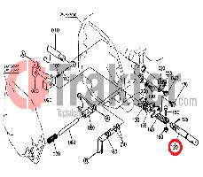 ALBERO DI SELEZIONE BI SPEED ORIGINAL KUBOTA t0270-15340 34070-15340 34070-15346