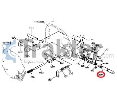 ALBERO DI SELEZIONE BI SPEED ORIGINAL KUBOTA t0270-15340 34070-15340 34070-15346