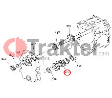 ACHSE MIT ZAHNRAD 4 ORIGINAL KUBOTA 37410-14310