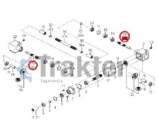 ALBERO DI TRASMISSIONE DELLA TRASMISSIONE DESTRA ORIGINALE ISEKI 8663-202-058-10 8663-202-058-00