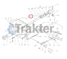 ALBERO DI TRASMISSIONE ORIGINAL KUBOTA 66711-14110