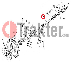 ALBERO DI TRASMISSIONE ORIGINAL KUBOTA 67511-13610