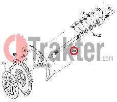 ALBERO DI TRASMISSIONE ORIGINAL KUBOTA 67211-14110