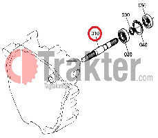 ANTRIEBSWELLE ORIGINAL KUBOTA 6a320-13512