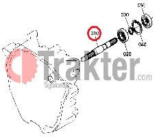 ELICA ALBERO PRIMARIO ORIGINAL KUBOTA 6a320-13512