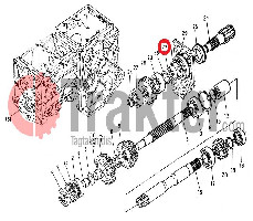 PTO-WELLE BUCHSE ORIGINAL KUBOTA 66611-14730