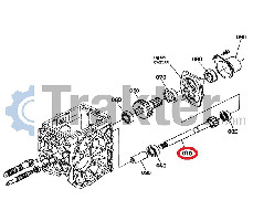 PTO-WELLE UNTEN ORIGINAL KUBOTA 6a372-14510