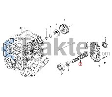 ALBERO PTO ORIGINAL ISEKI 1738-212-002-00