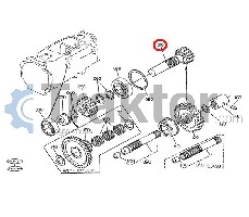 ALBERO PTO ORIGINAL KUBOTA 32440-25290